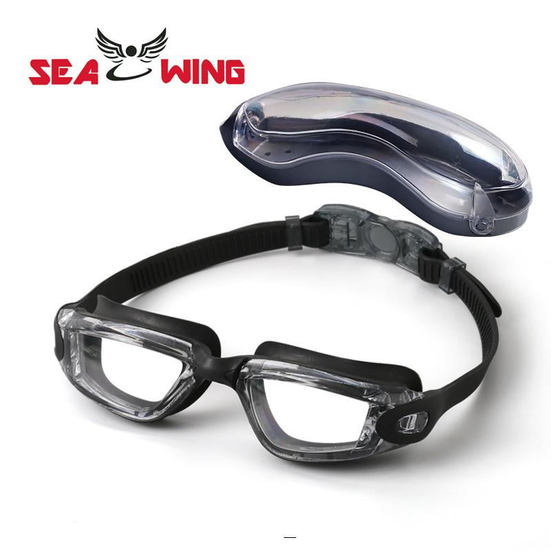 High-definition Swimming Goggles for Adults, Anti-fog Electroplated Swimming Goggles, Myopia Protective Goggles, Silicone Waterproof Swimming Goggles