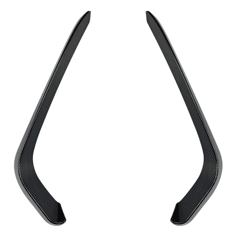 ABS Front Wind Deflector For 2017-2019 Car Spoiler Canards Auto Front Bumper Lip Splitter Anti-Collision Diffuser