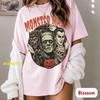 Halloween Monster Mash Comfort Colors Shirt, Retro Halloween Aesthetic, Vintage Halloween Tshirt, Graphic Monster Tee, Oversized Tee