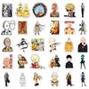 57pcs Anime One Punch Man Stickers Japanese Manga Cartoon Saitama Genos Drawing Doodle Decoration for Notebooks Cases