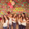 2m Neon Fluorescent Garland Colorful Glow Pennant  Wedding Celebrations