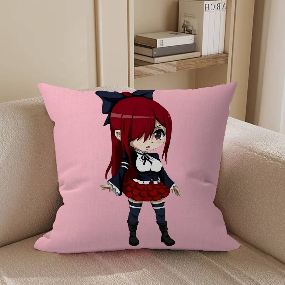 

Аниме Хвост Феи Стич Счастливый Дракон Наволочка Чехол для подушки для дивана Украшение дома Комнаты Детский подарок 16x16Inch