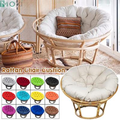 Swing Hanging Basket Seat Round Filling Cushion Rattan Chair Pad Garden Basket Indoor Outdoor Relax Sofa Cushion(No Chair) 1pc