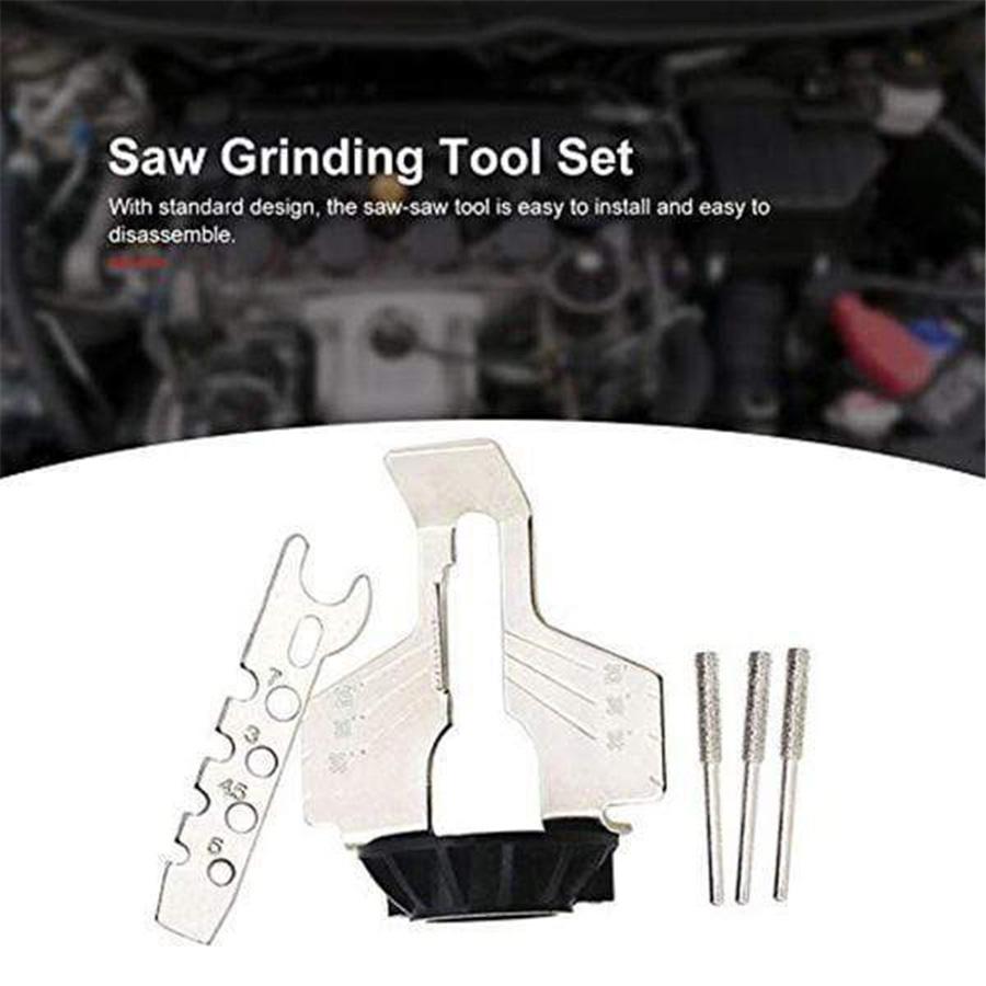 Kettenschärfer Elektrischer Schleifer Kettensägen-Schleifer Feile Werkzeugaufsatz