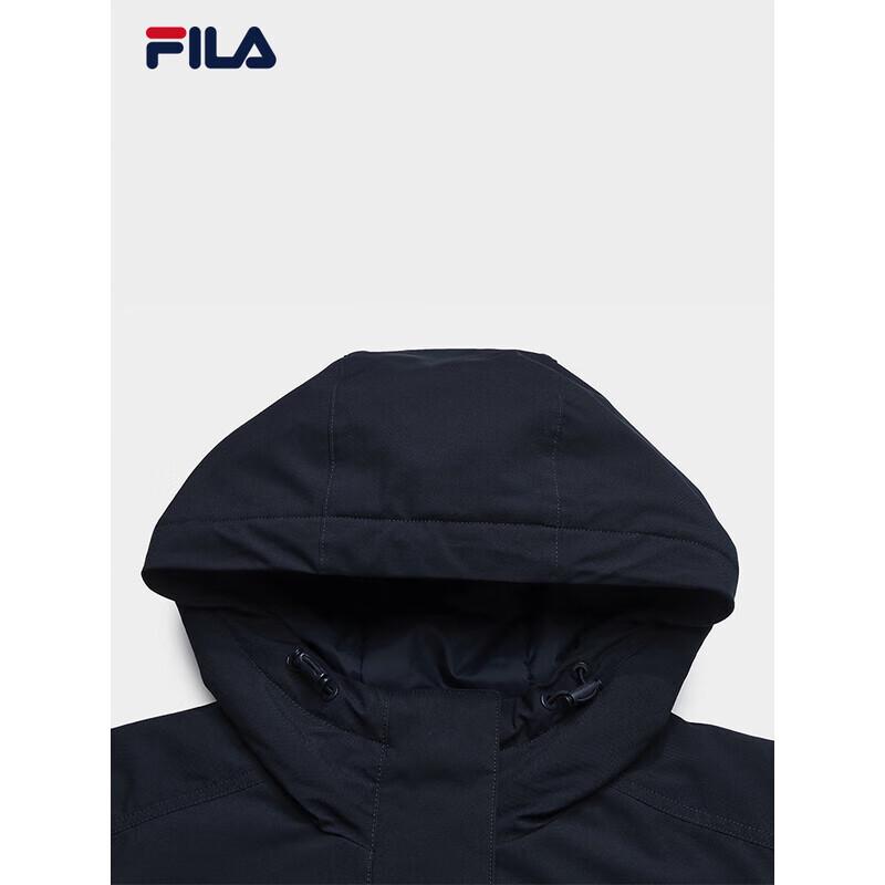 FILA Women's Hooded Mid-Length Padded Jacket