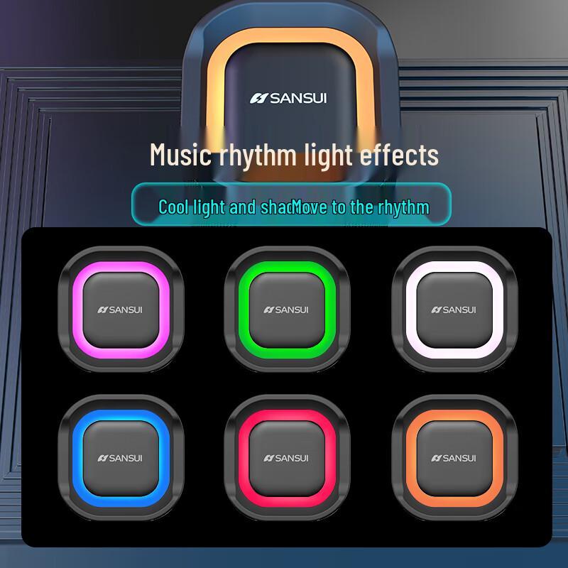 SANSUI Portable Outdoor Bluetooth Speaker