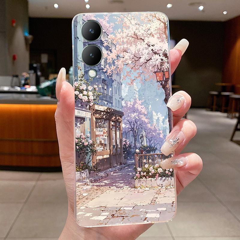 Casing For Vivo Y17s Case VivoY17s Y 17s Luxury Cute Cool Boys Girls Transparent Soft Silicone TPU Phone Cases Back Cover Funda