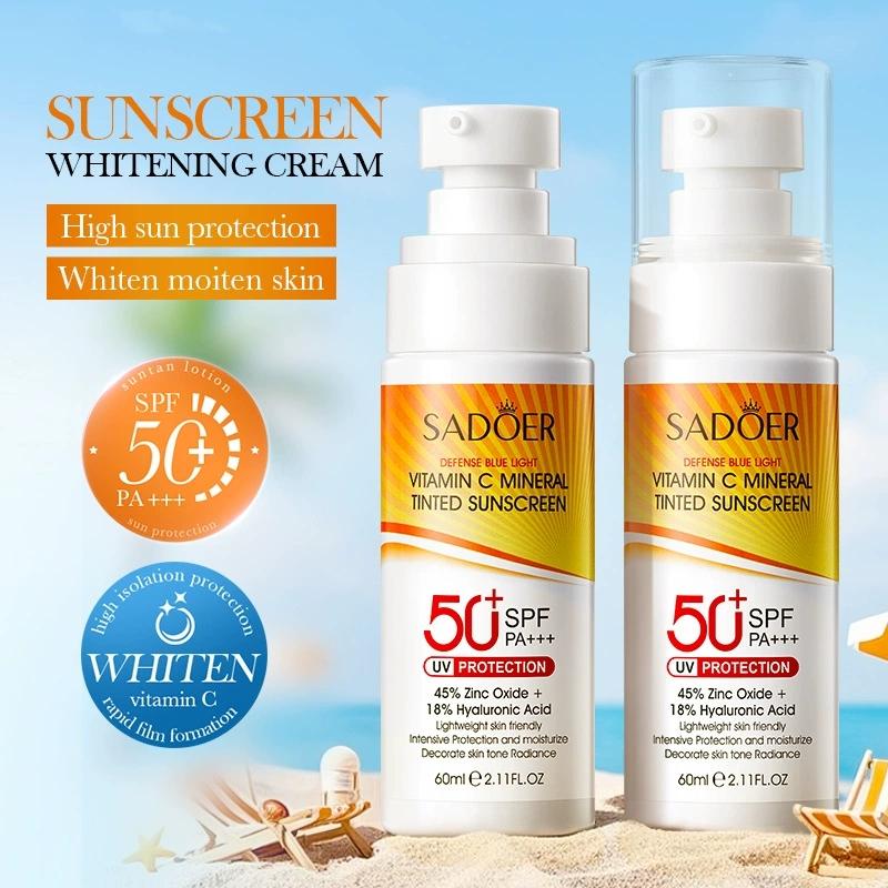 קרם הגנה צבעי SPF 50+ PA+++ עם ויטמין C ומינרלים - 60 מ"ל
