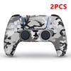 2 PCS Autocollant de Peau Vinyle Pour Manette de Jeu PS5 Pour Console PS5/Pro/Slim Housse de Protection Pour Accessoires PS5