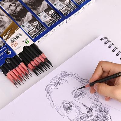 Charcoal 3B 4B 5B 6B Art Stationery 12B 14B Sketch Pencils 2B Pencils HB 2H B 2B Drawing Pencils