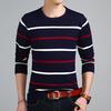 Mountainskin Pullover Men Brand Clothing Wool Slim Knitted Sweater Men Casual Striped Pull Jumper 