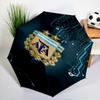 Argentinien Fußballverein Aufdruck Automatischer Regenschirm, 8-Speichen für Reisen, Camping, Alltagsregenschirm, Wesentliches Geschenk für Familie und Freunde