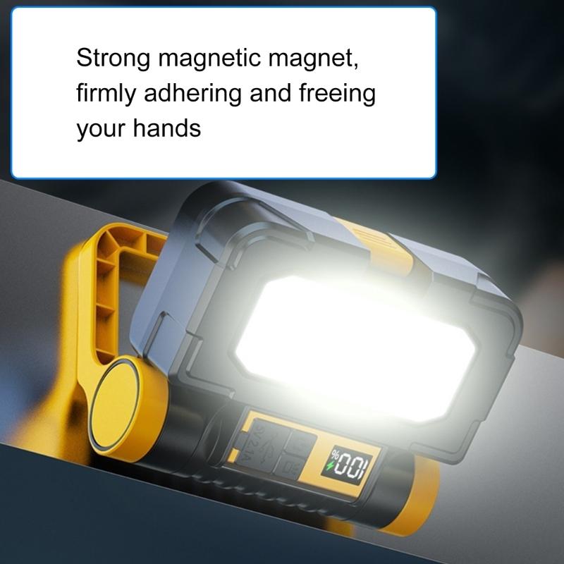 Portables Powerful Torches Solars Rechargeable Repair Emergencyies Light with Energy Efficient Battery