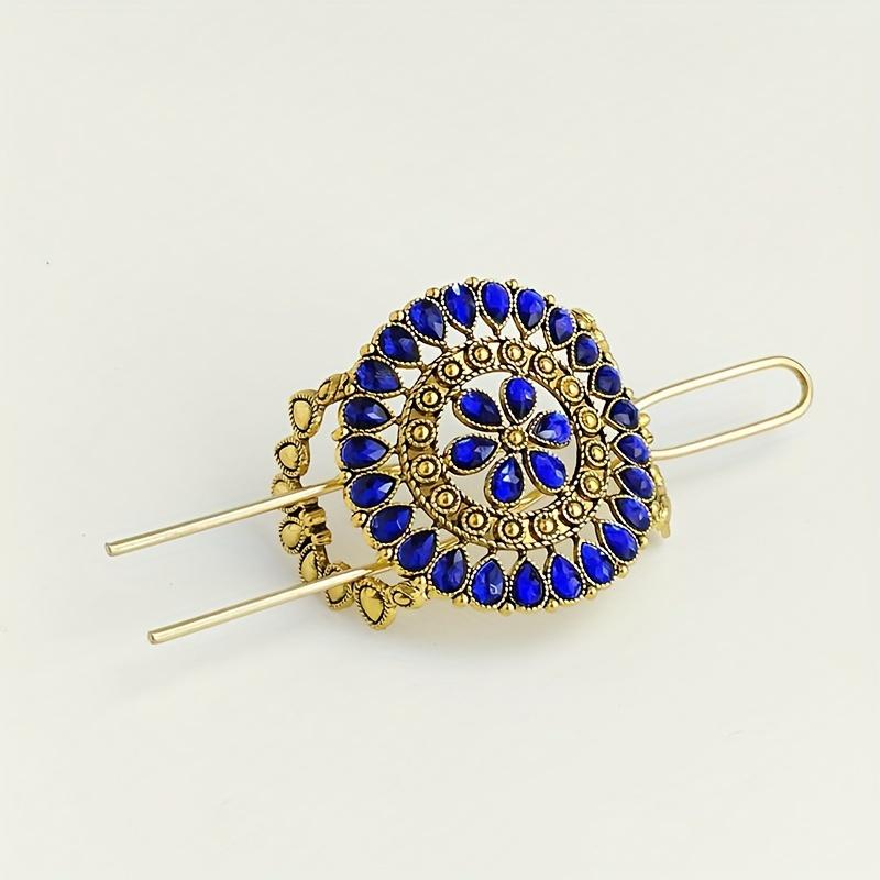 

Stylish Vintage Turquoise Hair Clip Accessory