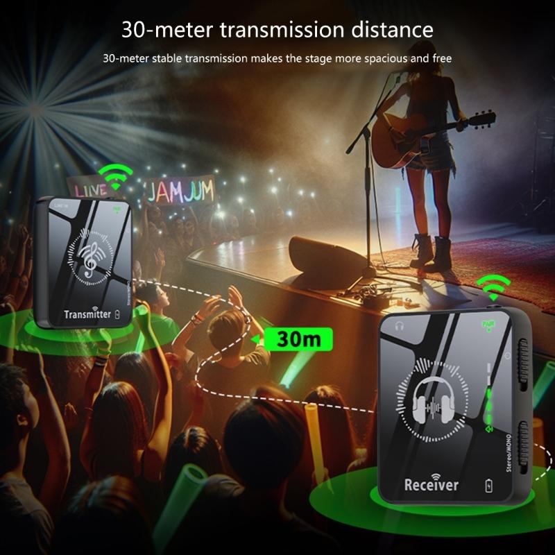 Low Latency Wireless Sound Transmission Equipment One-to-Many for Musicians and Performers with Stable Connection