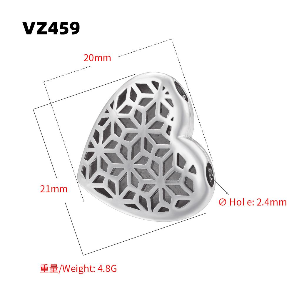 Unique Round and Heart-Shaped 3D Spacer Beads, Gold-Plated Brass Metal Beads DIY Crafting Supplies for Necklaces Bracelets:VZ446