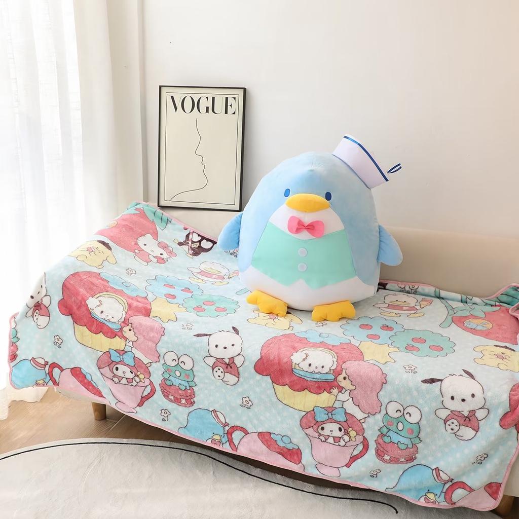 Kawaii Tuxedo Sam Plush Toy Japanese Style Stuffed Penguin Doll Comfortable Plushies Throw Pillow Blanket Sofa Xmas Gifts
