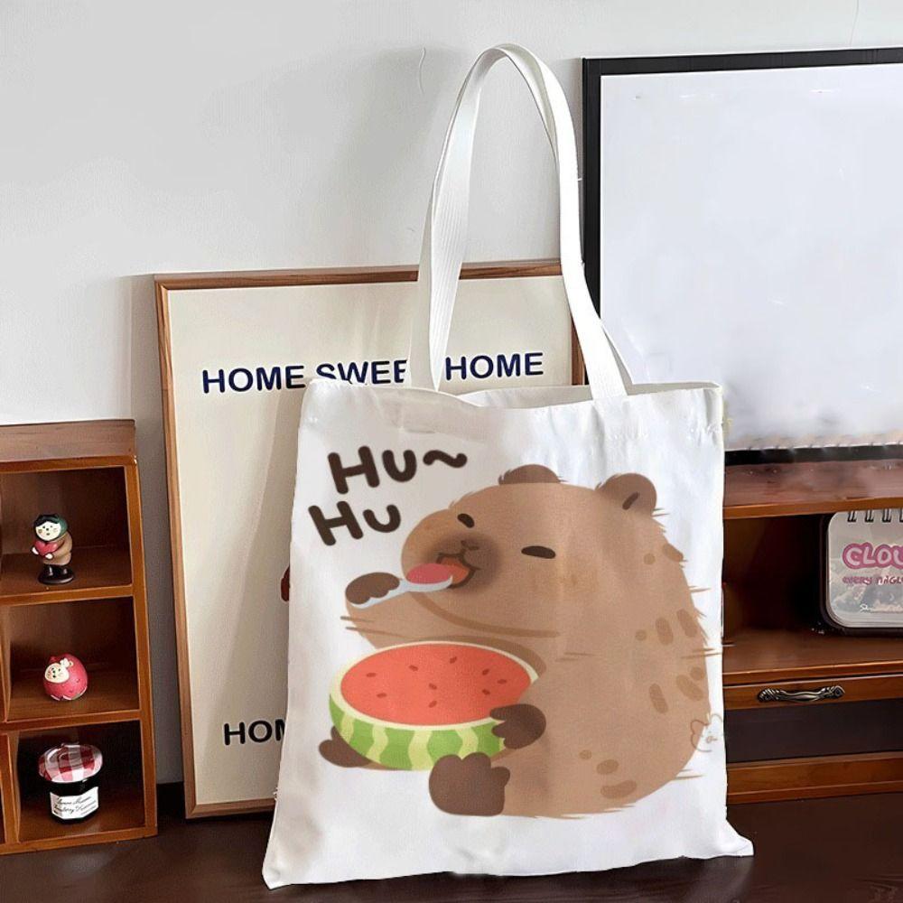 Schultasche Capybara Umhängetasche Unterarmtasche Große Kapazität Capybara Handtasche Mädchen