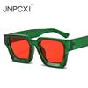Fashion Square Women Luxury Sunglasses Retro Green Brand Designer Men Trending Sun Glasses Shades UV400
