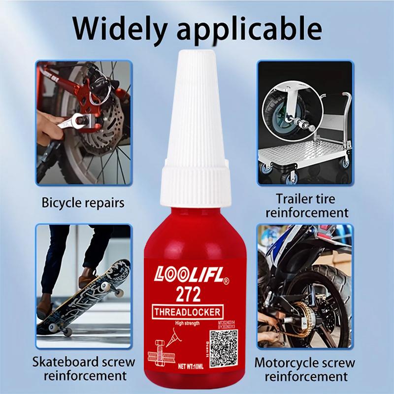 LOOLIFL 272 Screw Adhesive Anaerobic Adhesive Anti Loosening and Anti Slip Sealing Thread Locking Agent Anti Slip Joint Sealant