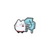 Creative Cartoon Cat Brooch Playing Piano and Music Cute Personality Versatile Accessories Clothes Bag Badge