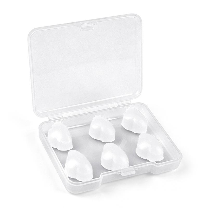 Reusable Silicone Clay Ear Plugs 6Pcs Soft Noise Cancelling with Storage Case for Sleep Travel Study Work