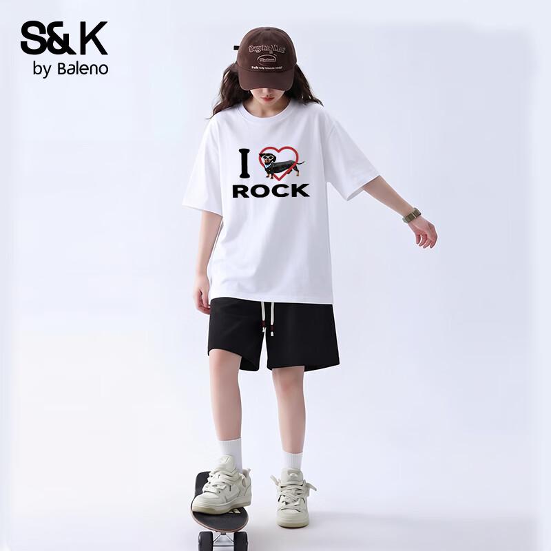 Baleno S&K Women s Dachshund Print Casual Short Sleeve & Shorts Set M