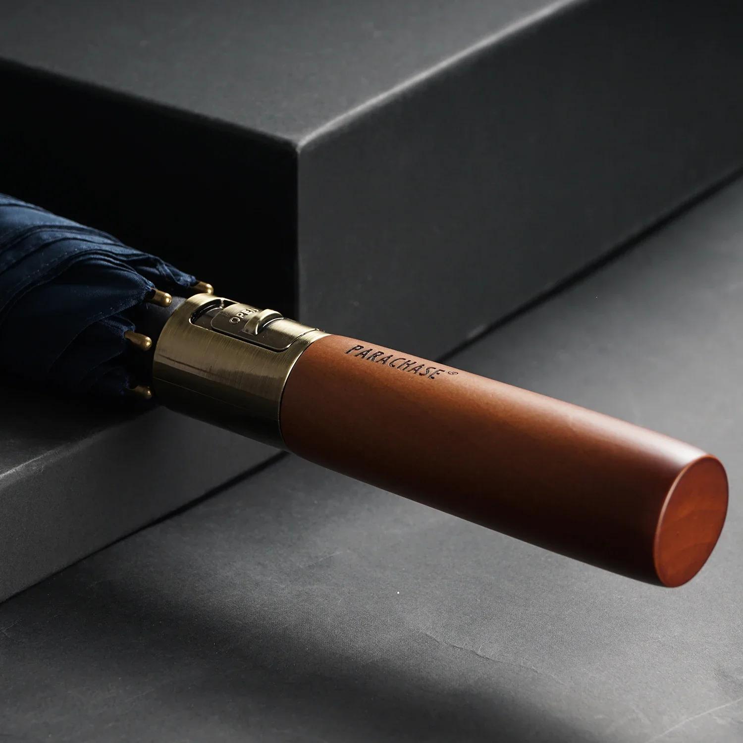 Большой автоматический зонт для мужчин — фото 4