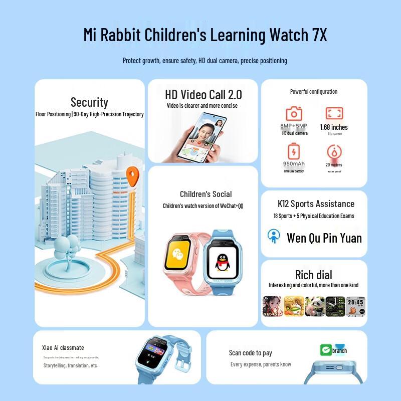 Xiaomi Mitu Kids Learning Watch 7X (CN version)