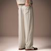 High-end Chinese Linen Wide-leg Casual Pants Men's Summer Thin Loose Straight Drape Breathable Long Pants Men