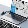 Plastic USB Hubs 4 Port USB3.0 USB2.0 Fast Speed Data Transfer Solution for Enhanceds Productivity In Work Environment