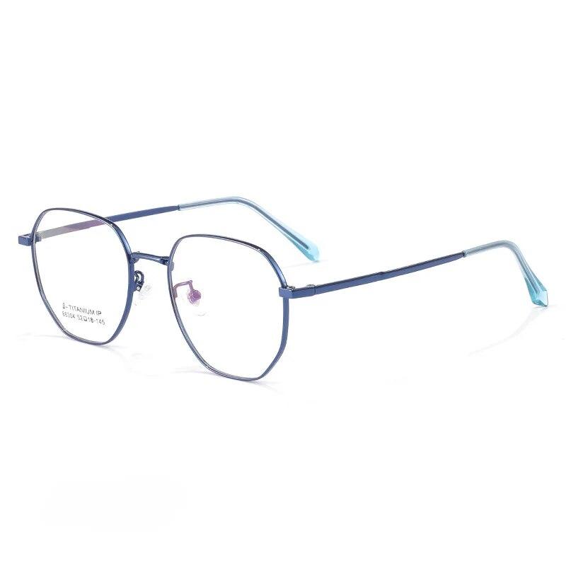 

Многоугольные металлические оправы для очков для мужчин и женщин, винтажные ретро оптические очки с защитой от синего света, прозрачные оправы для очков Óculos