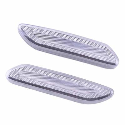 2Pcs LED Amber Side Marker Light Signal Fender Indicator Clear Lens Fit for BMW Mini Cooper R60 R61 63132221503 2012-2017