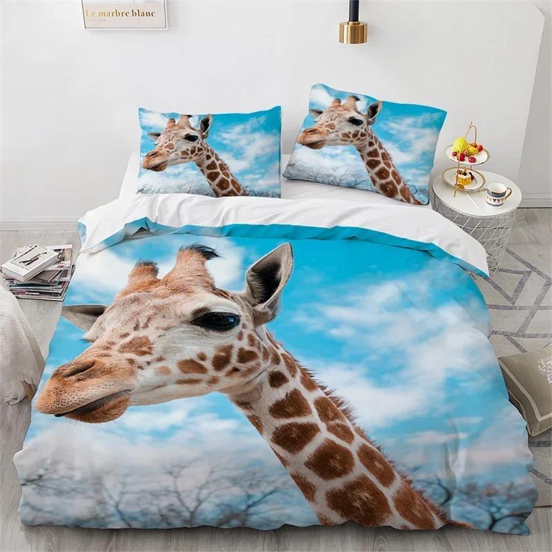 3D Wild Animal Duvet Cover Moon And Wolf Bedding Set Microfiber Galaxy Comforter Cover King Full For Kids Teens Boys Room Decor