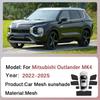 Car Sun Visors For Mitsubishi Outlander MK4 2022 2023 2024 2025 2026 Mesh Sunshades Window Magnetic Privacy Curtains Accessories