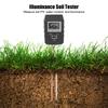 3in1 Multi Functional Soil Tester PH Value Humidity Illuminance Sensor for Graden Farm Lawn