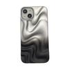 Stilvolle Weinrote Unregelmäßige Wasserwellen 3D Handyhülle Für Für Iphone 17 Air 16 1 14 13 12 11 Pro Max Weiche Silikon-Rückseite