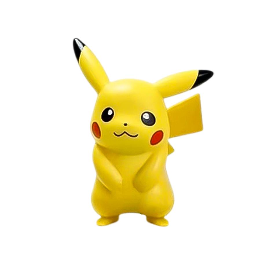 6pcs/set Pok  Mon Figures Pikachu Toys Model Charmander Psyduck Squirtle Jigglypuff Bulbasaur Kawaii Collect Dolls Kids Gift