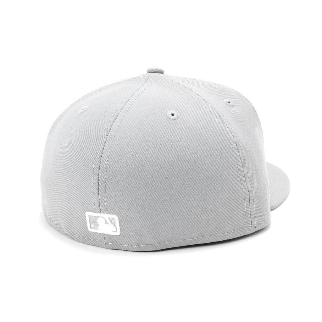 [New Era] Flat Visor Cap MLB Dodgers LA Gray 8 59Fifty LOSDOD GRY SWHT 25J