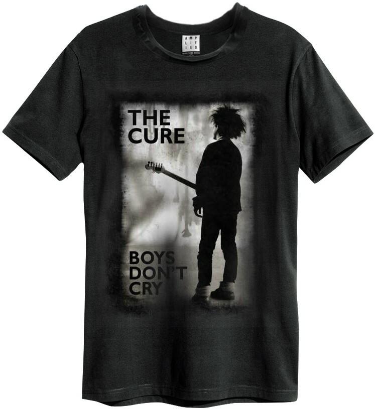 Amplified Unisex Tee The Cure Boys Dont Cry Black