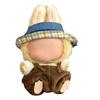 17cm Doll Clothes Set Hat Overalls Doll Outfit Playtime Doll Attire Easy Dressing Fashion Accessories