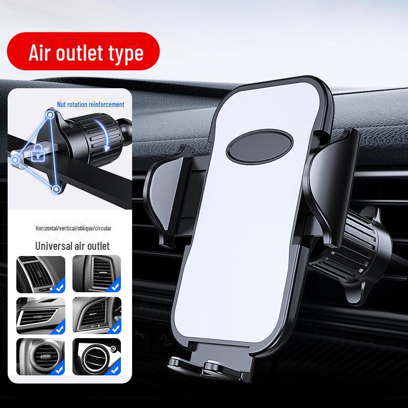 Multifunctional Car Phone Holder with Suction Cup & Air Vent Mount