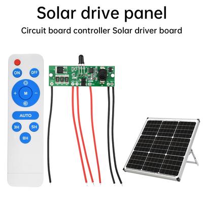 3.2V/3.7V Integrated Solar Street Light Controller Circuit Board With Remote Control Optical Control Timing Solar Light Driver