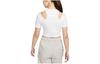 Nike T Shirts Women's White Crew Neck Moderate Straight Fit DV7963-100