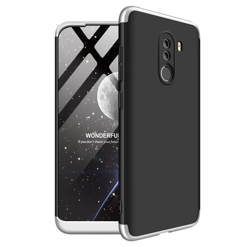 Per XIAOMI Pocophone F1 Cover Posteriore Ultra Sottile in PC Antiscivolo Antiurto Custodia Protettiva Integrale a 360 Gradi