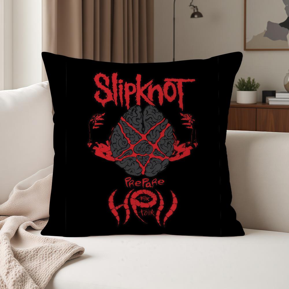 S-Slipknot Heavy Mental Music Pillow Case Suitable For Bedrooms Living Rooms Cars Home Decoration
