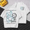 2025 new Men's summer anime printing plus size T-shirt men's summer loose casual T-shirt cotton men's clothing  tops