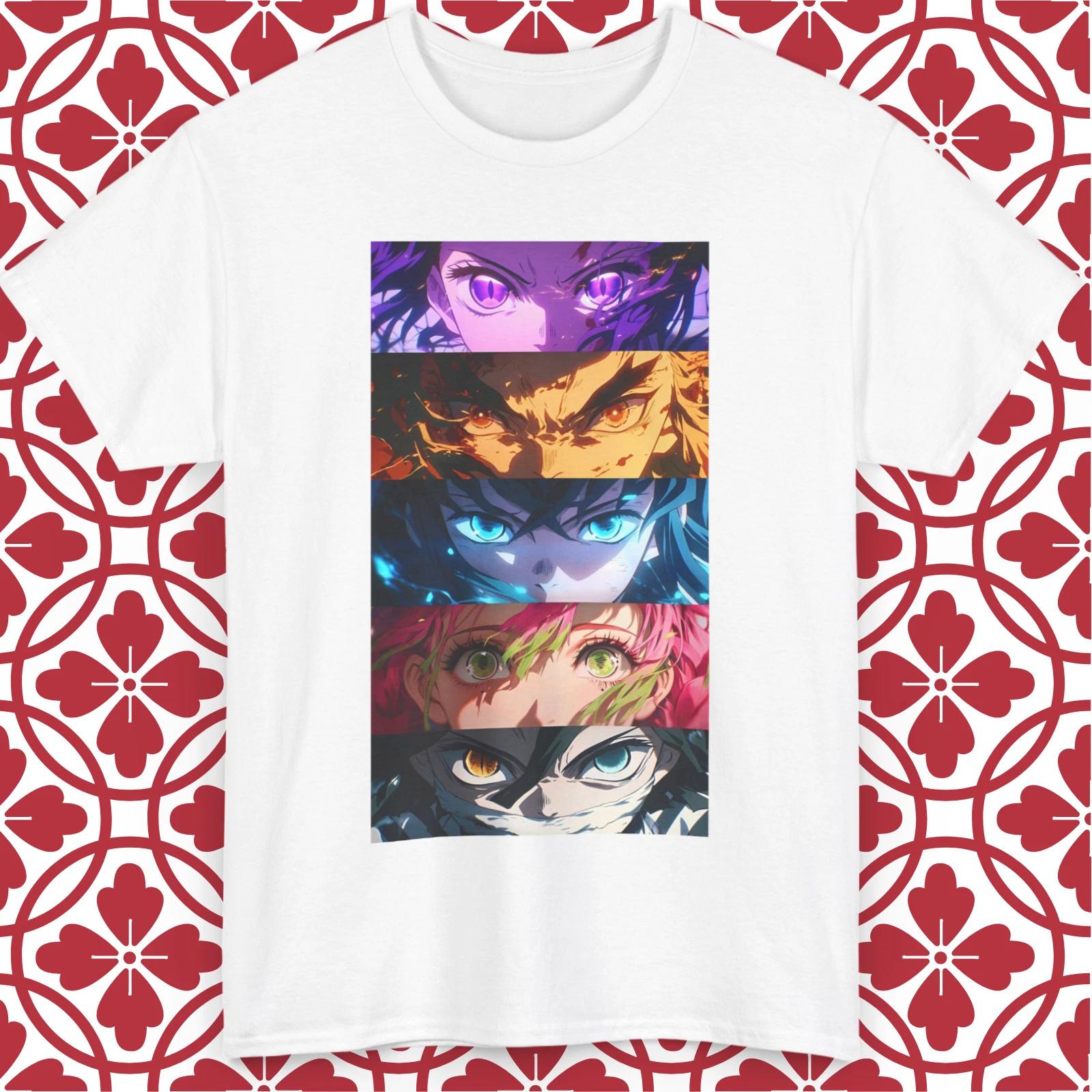 

2026 Summer Demon Slayer Anime Printed Loose Shortsleeved Pure Cotton Childrens Tshirt Tide Unisex Casual Comfortable Y2k S