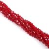 4mm Faceted Diamond Crystal Glass Beads for Handmade Hair Accessories