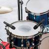 Drum Microphone Clips Adjustable Plastic Shockproof Drum Mic Holder Practical Rim Mount Clamp Holder (1 Pair, Black) cy